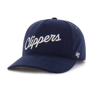 LA Clippers Corduroy Strapback Hat - Headwear - Navy - 60-000158