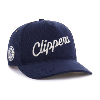 LA Clippers Corduroy Strapback Hat - Headwear - Navy - 60-000158