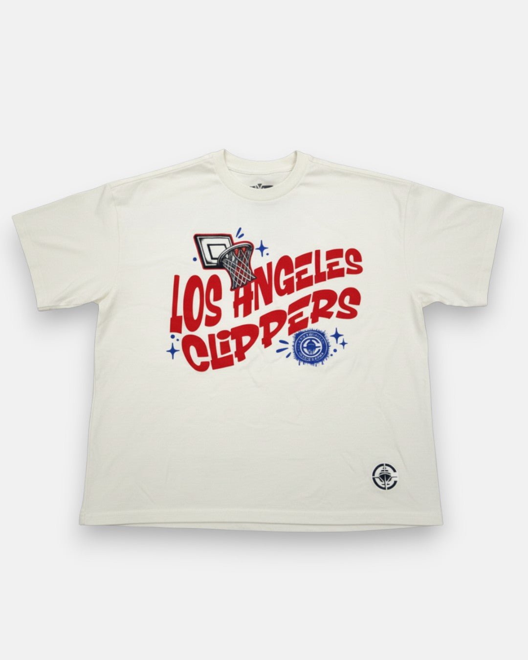 LA Clippers “Culture & Hoops” Graphic T-Shirt - Apparel - White - 20-000479-S