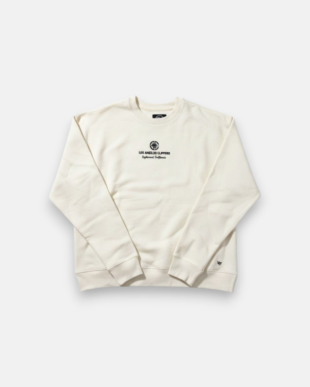 LA Clippers Foundation Crewneck Sweatshirt - Apparel - Cream - 20-000269-S