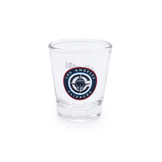 
LA Clippers 2oz Global Logo Shot Glass front view