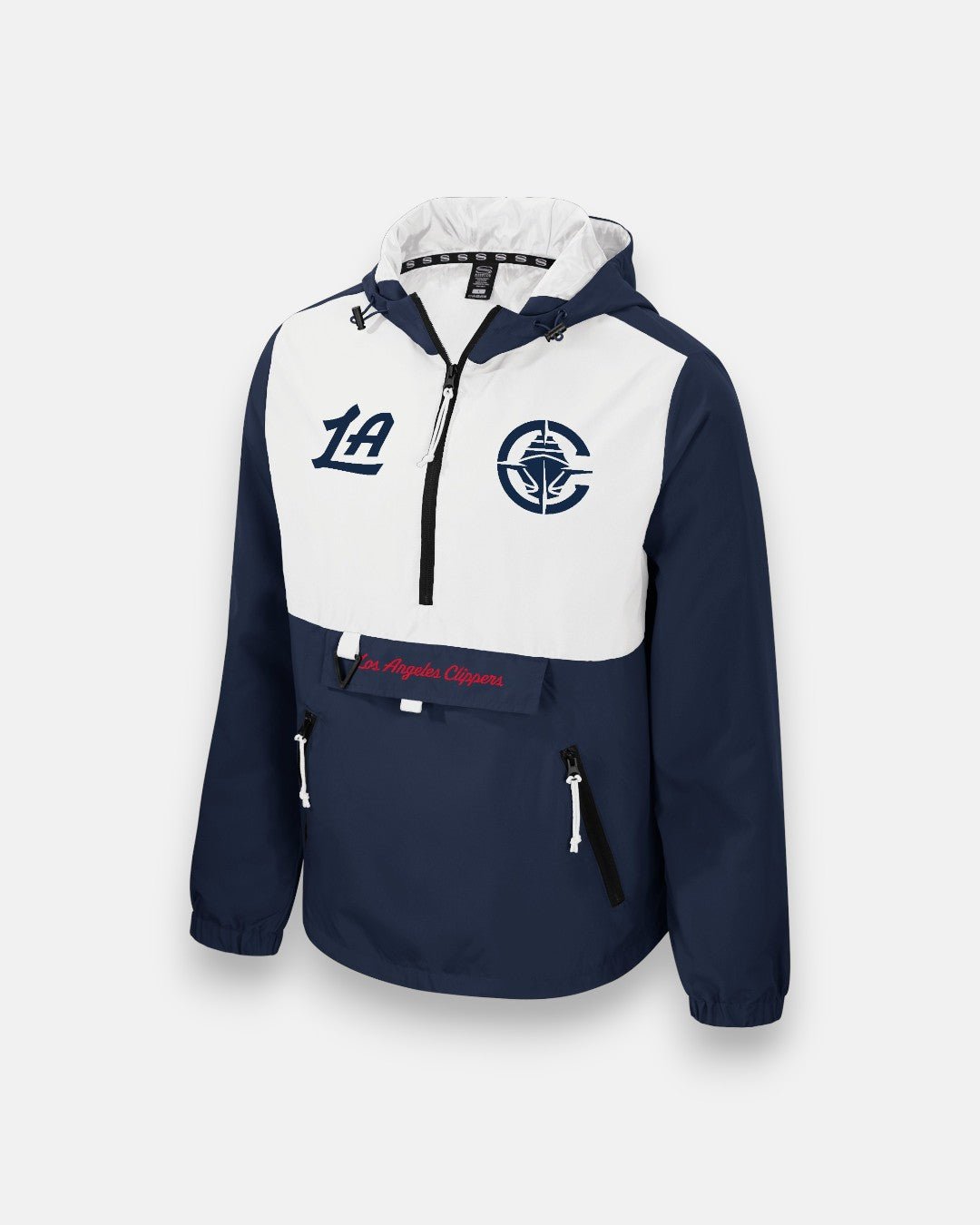 LA Clippers Half - Zip Anorak Jacket - Apparel - Navy - 20-000380-S