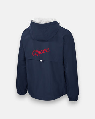 LA Clippers Half - Zip Anorak Jacket - Apparel - Navy - 20-000380-S