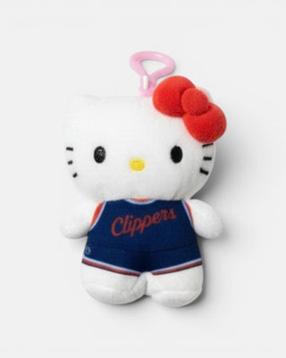 LA Clippers Hello Kitty Plush Keychain - Plush - 72-000118