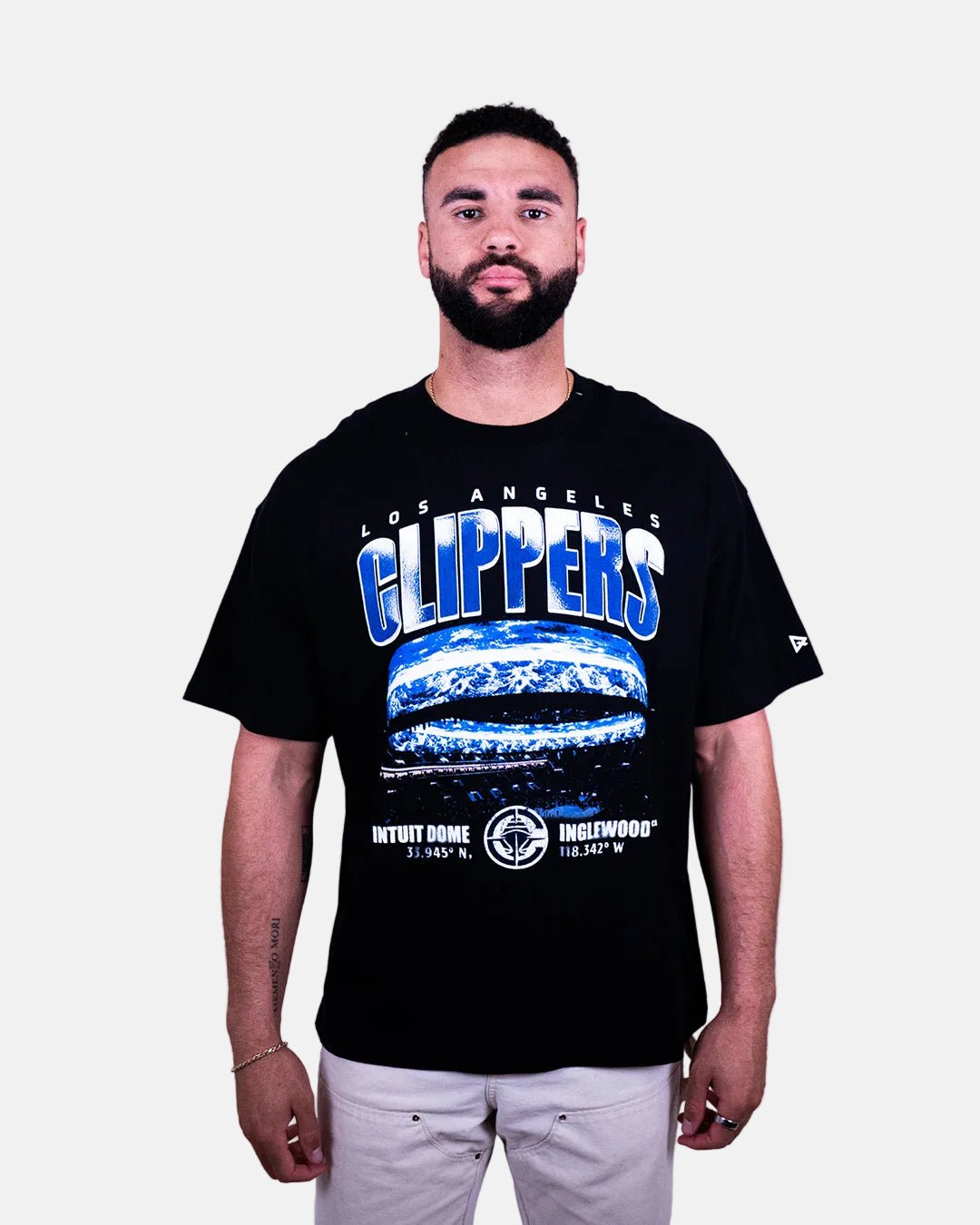 LA Clippers Intuit Dome Graphic Tee - Apparel - Black - 20-000457-S