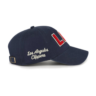 LA Clippers LAC Chenille Strapback Hat - Headwear - Navy - 61-000013
