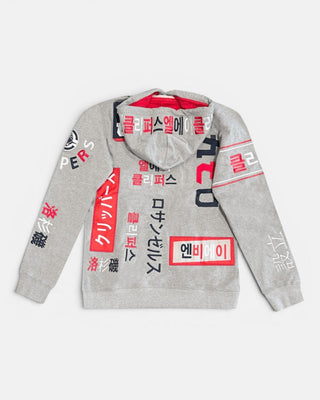 LA Clippers Lunar New Year Multi Language Hoodie - Apparel - Heather Gray - 20-000089-S