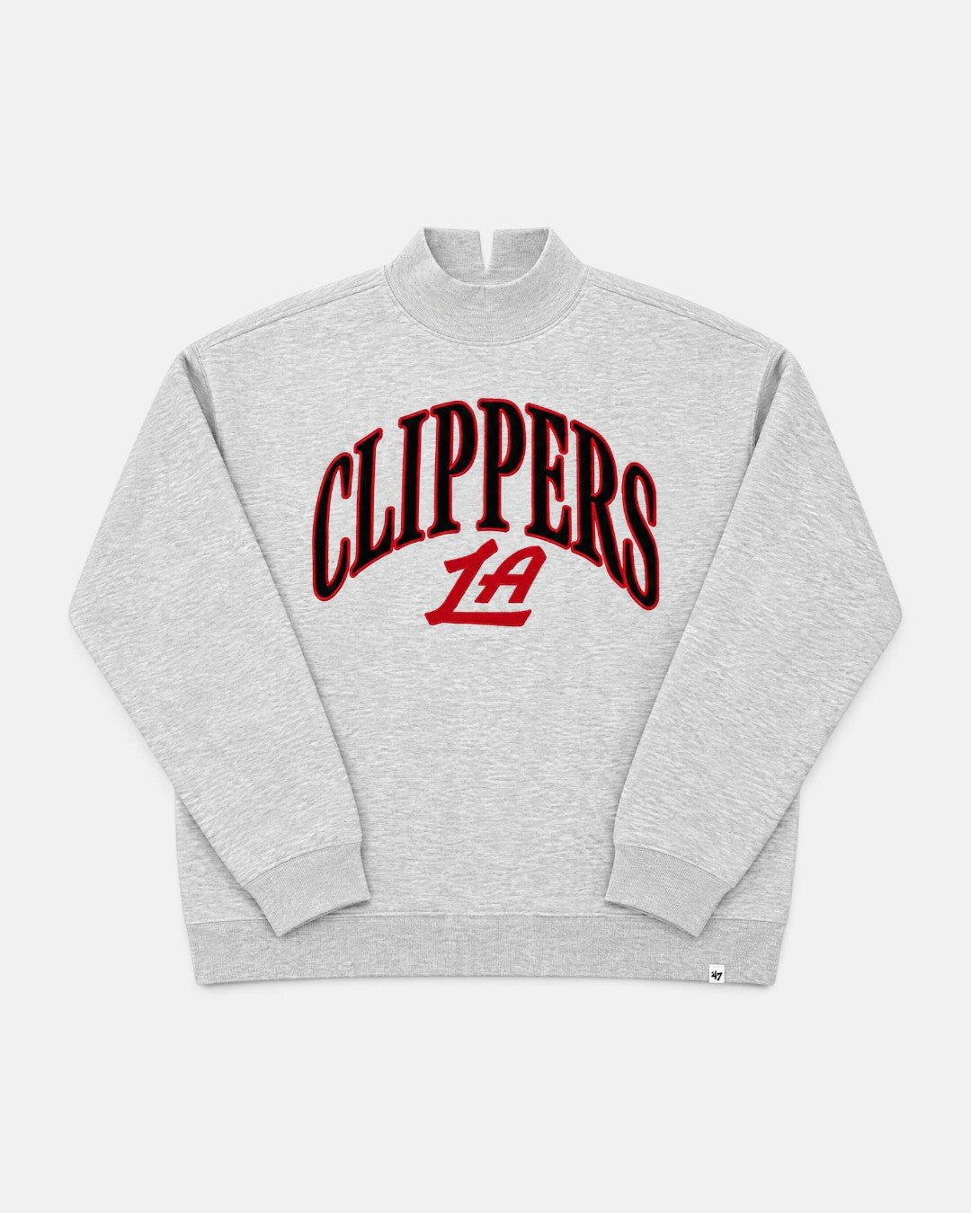 LA Clippers Mock Neck Sweatshirt - Apparel - Grey - 30-000174-XS