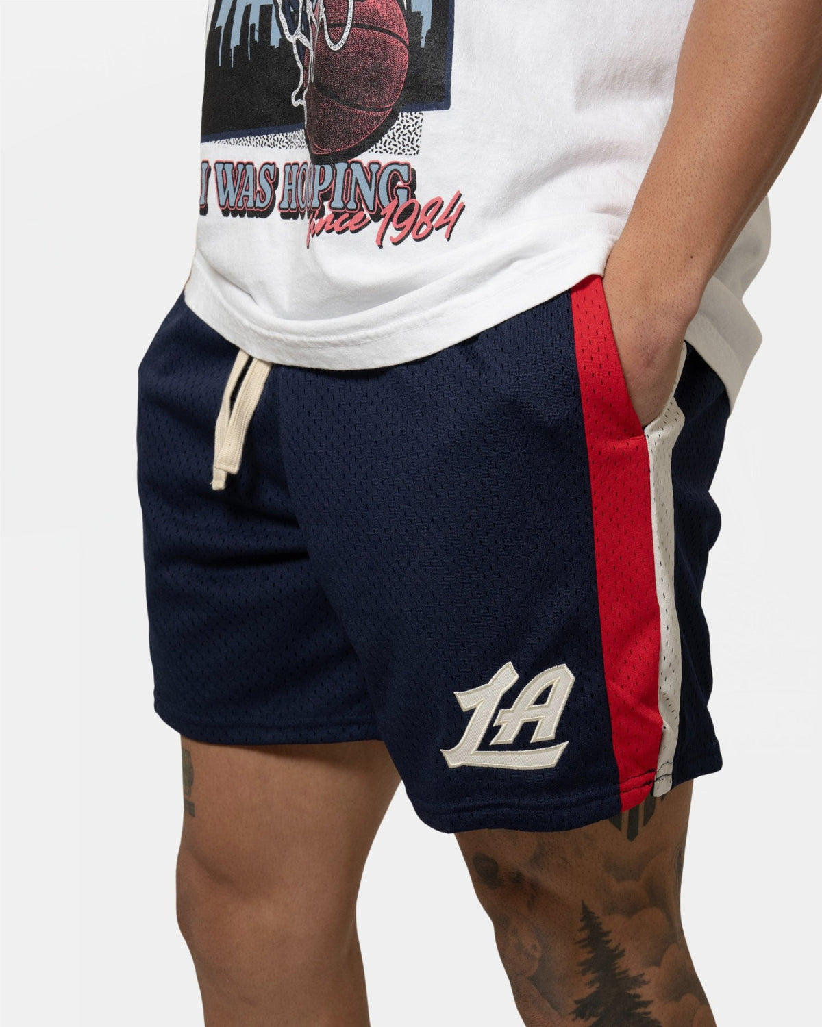 LA Clippers Modern Mesh Performance Shorts - Apparel - Navy - 21-000047-S