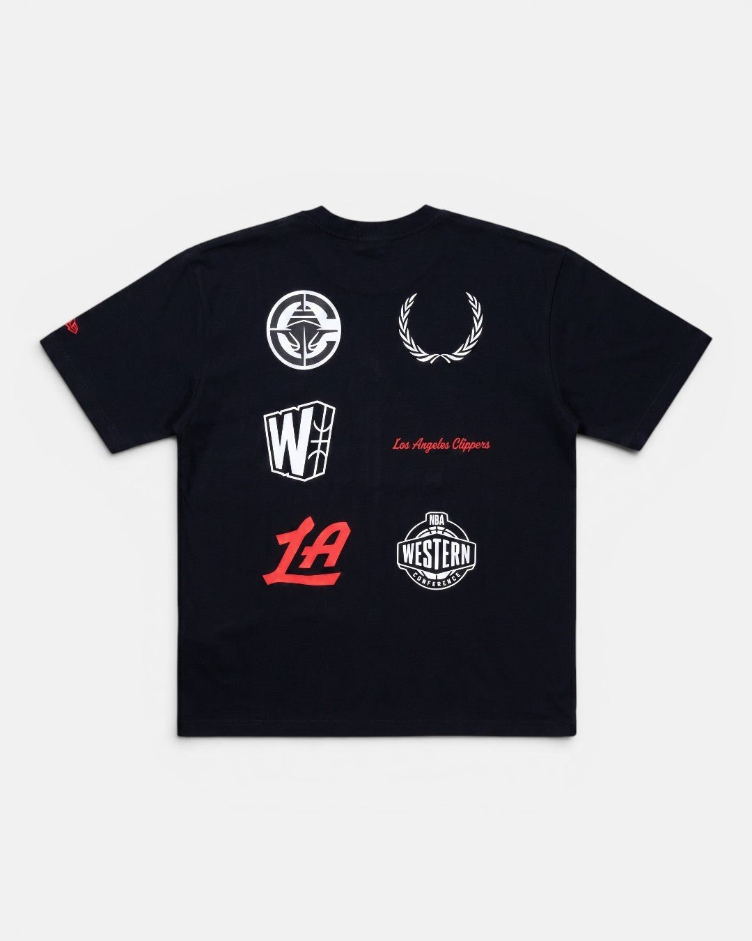 LA Clippers Multi-Logo Graphic T-Shirt - Apparel - Navy - 20-000261-S