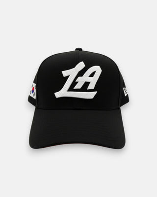 LA Clippers New Era 9FORTY Korean Heritage Adjustable Hat - Headwear - Black - 60-000282