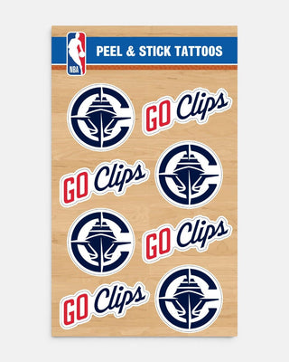 LA Clippers Peel & Stick Tattoos - 56-000001