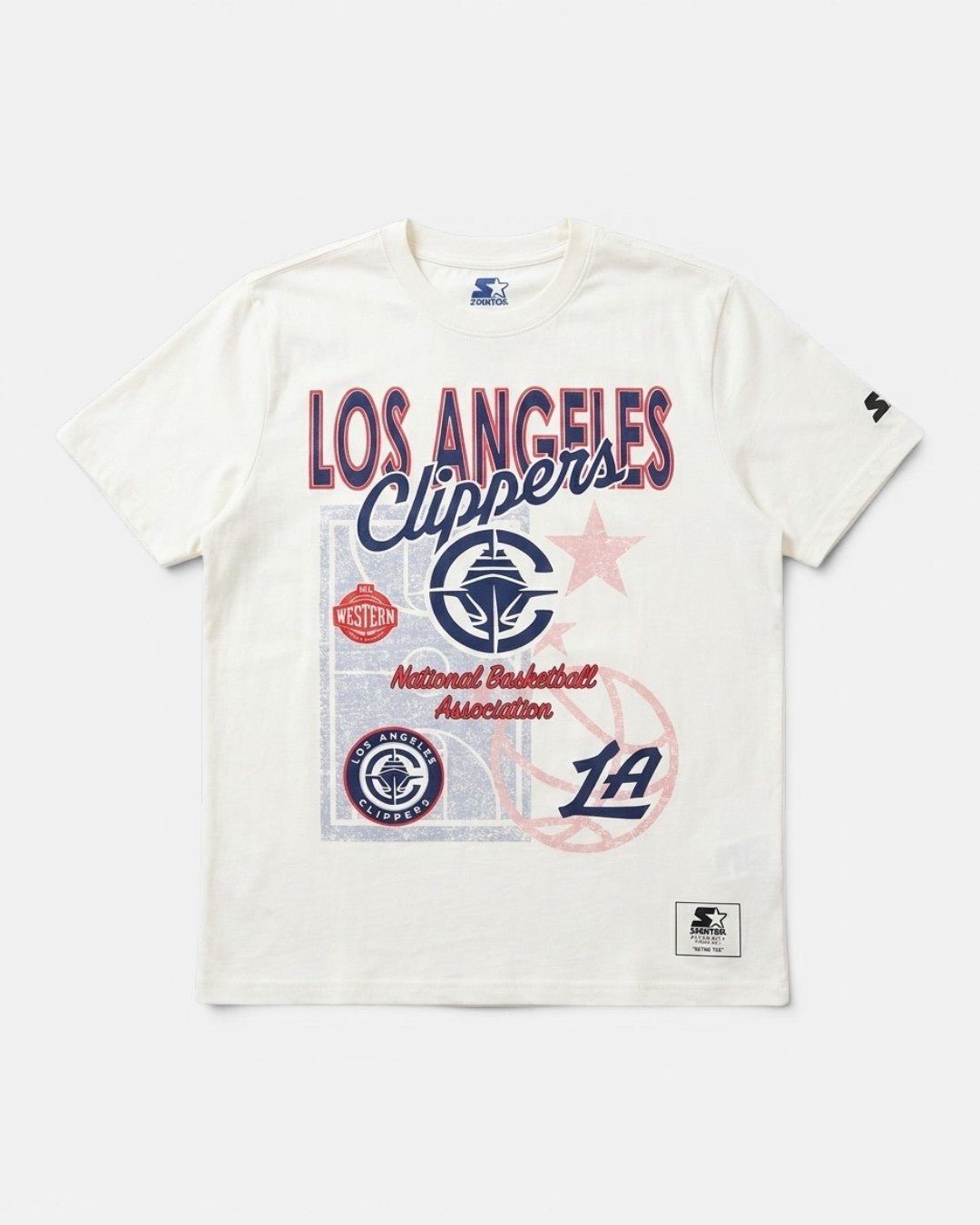LA Clippers Retro Multi-Graphic T-Shirt - T-Shirts - S - 20-000344-S