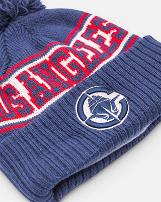 LA Clippers Retro Pom Beanie - Headwear - Navy - 60-000013