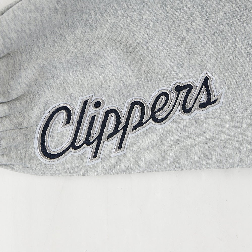 LA Clippers Script Fleece Joggers - Apparel - Gray - 40-000060-S