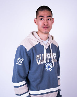 LA Clippers Slapshot Hockey Hoodie - Apparel - Grey - 20-00020-S