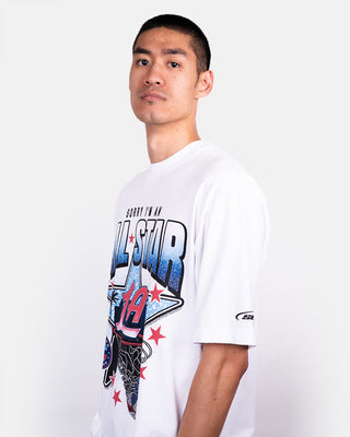 LA Clippers “Sorry I’m an All - Star” Vintage Graphic Tee - Apparel - White - 20-000411-S