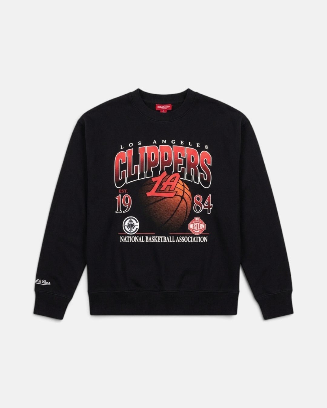 LA Clippers Street Graphic Crew Sweatshirt - Apparel - Black - 30-000186-XS