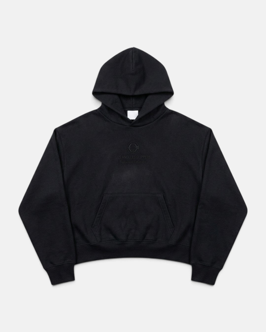 LA Clippers Tonal Crop Hoodie - Hoodies - Black - 30-000112-XS
