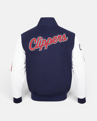 LA Clippers Varsity Jacket - Jackets - Navy/White - 20-000056-S