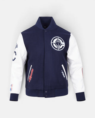LA Clippers Varsity Jacket - Jackets - Navy/White - 20-000056-S