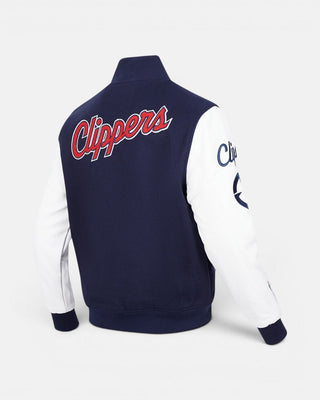 LA Clippers Varsity Jacket - Jackets - Navy/White - 20-000056-S