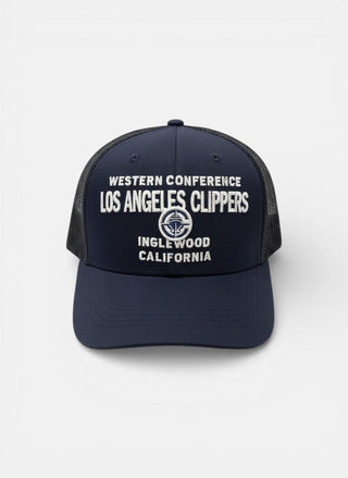 LA Clippers Western Conference Trucker Hat - Headwear - Navy - 60-000258