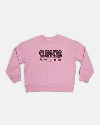 LA Clippers Youth Flip Sequin Crewneck - Apparel - XS(4/5) - 40-000104-XS(4/5)