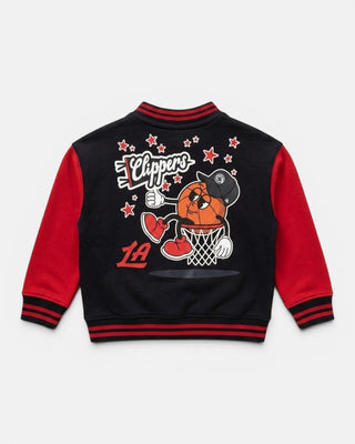 LA Clippers Youth Heritage Varsity Jacket - Jackets - XS(4/5) - 40-000105-XS(4/5)
