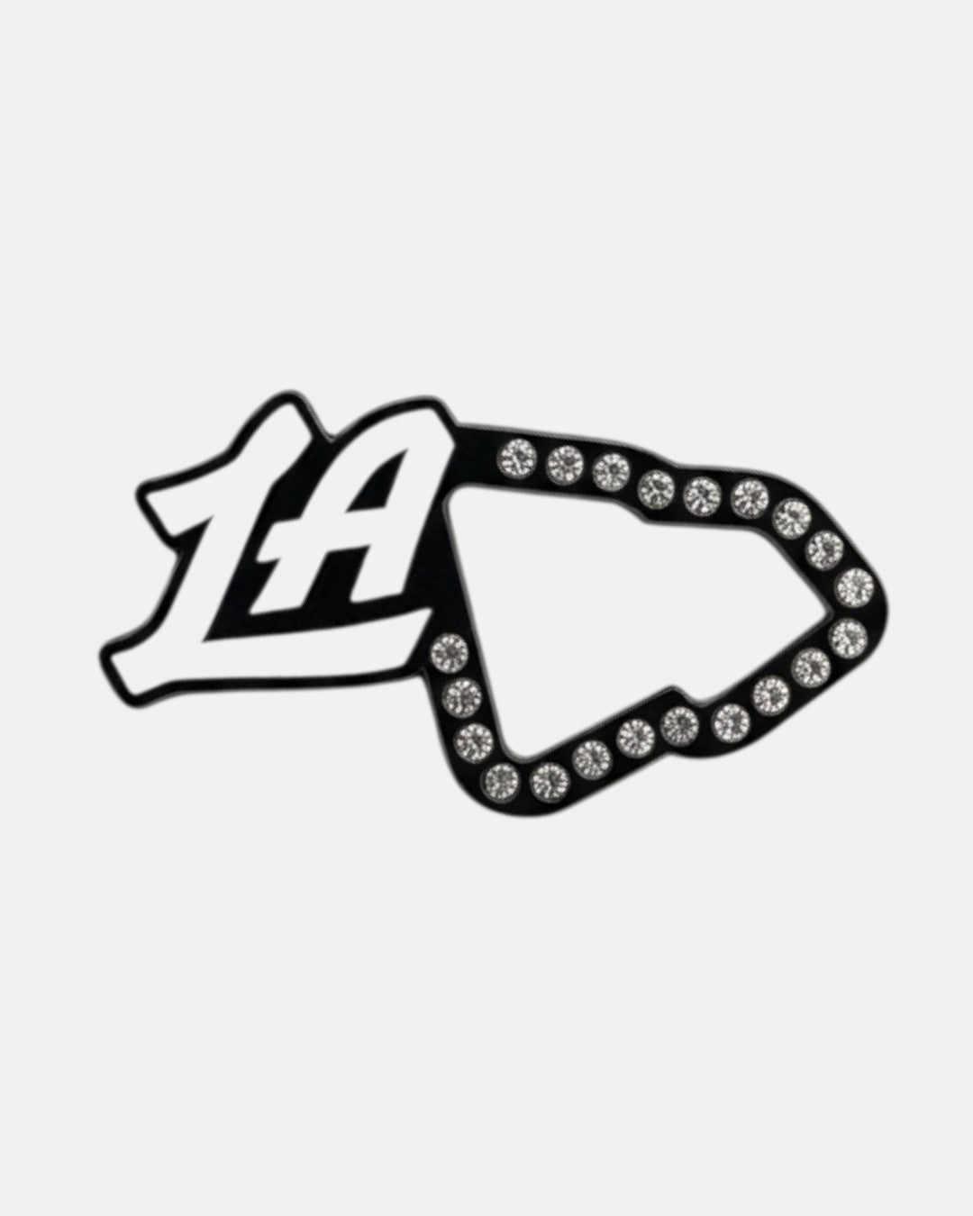 LA Rhinestone Pin - Accessories - Black - 72-000136