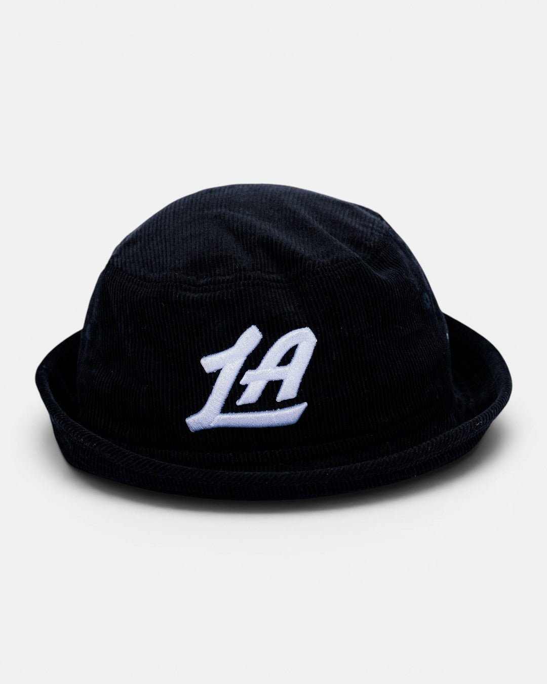 LA Script Corduroy Bucket Hat - Headwear - Black - 60-000238-S/M