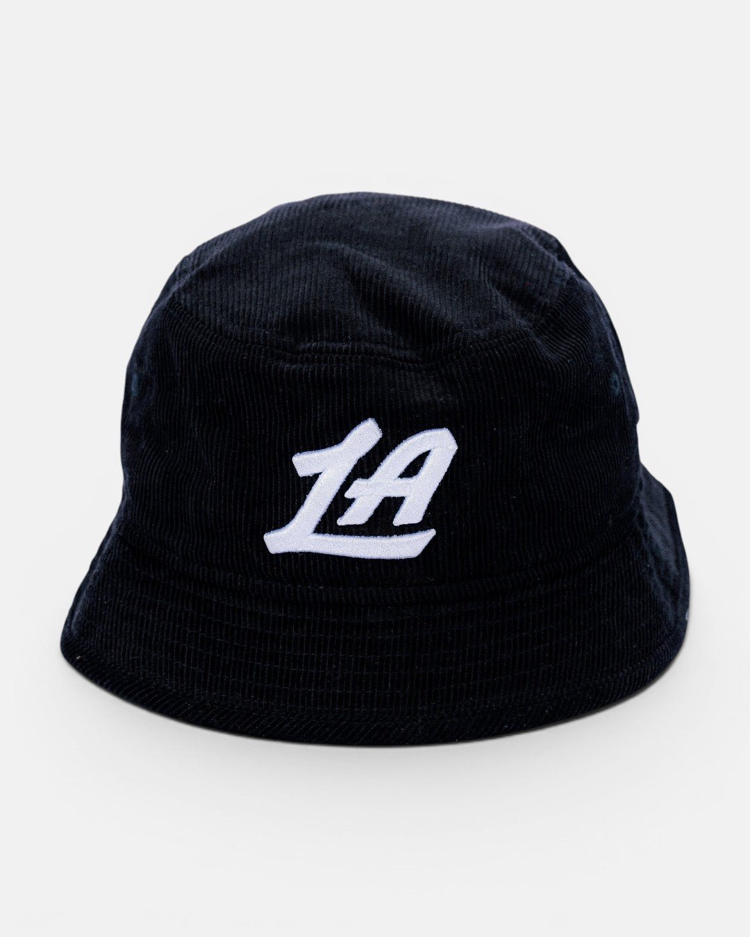 LA Script Corduroy Bucket Hat - Headwear - Black - 60-000238-S/M