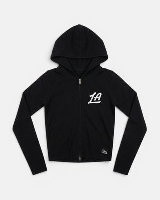 LA Script Fitted Zip-Up Hoodie - Jackets - XS - 30-000103-XS