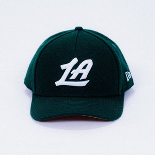 LA Script Forest Wool Cap - Headwear - Green - 