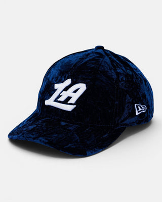LA Velvet Script Hat - Headwear - Navy - 60-000233