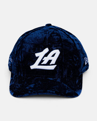 LA Velvet Script Hat - Headwear - Navy - 60-000233