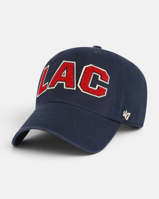 LAC Chenille Strapback Hat - Headwear - Navy - 61-000013