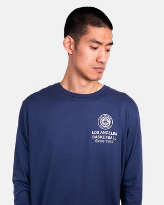 Los Angeles Clippers Essential Long Sleeve Tee - Apparel - Navy - 20-000427-S