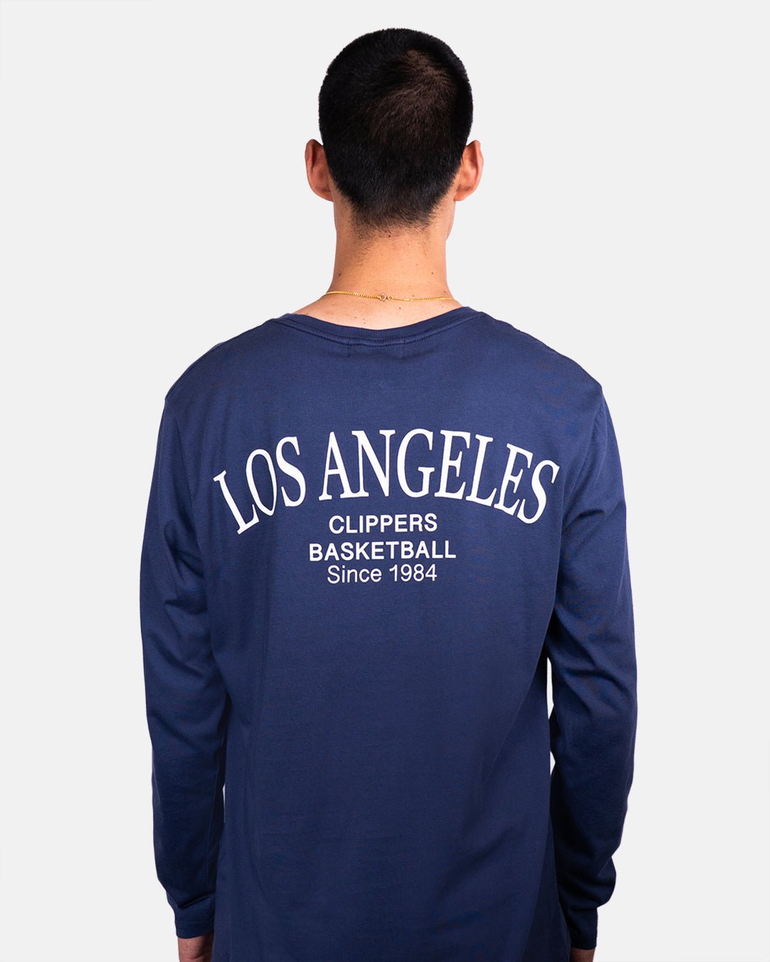 Los Angeles Clippers Essential Long Sleeve Tee - Apparel - Navy - 20-000427-S