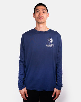 Los Angeles Clippers Essential Long Sleeve Tee - Apparel - Navy - 20-000427-S