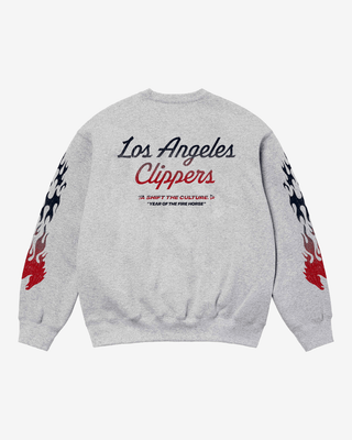 Los Angeles Clippers Lunar Year Graphic Crewneck - Apparel - Gray - 20-000590-S