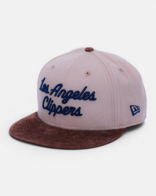 Los Angeles Clippers Script 950 Two-Tone Corduroy Brim Hat - Headwear - Brown - 60-000236