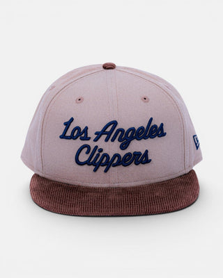 Los Angeles Clippers Script 950 Two-Tone Corduroy Brim Hat - Headwear - Brown - 60-000236