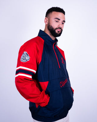 Los Angeles Clippers Starter Quarter - Zip Pullover Jacket - Apparel - Navy - 20-000194-S