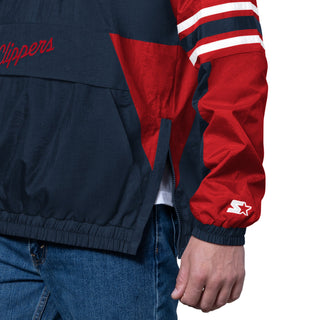 Los Angeles Clippers Starter Quarter - Zip Pullover Jacket - Apparel - Navy - 20-000194-S