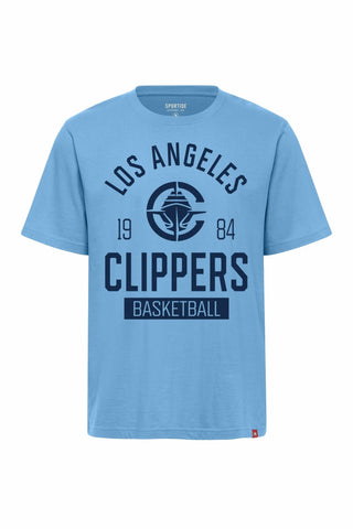 Los Angeles Clippers Vintage Sky Blue Tee - Apparel - Light Blue - 20-000435-S