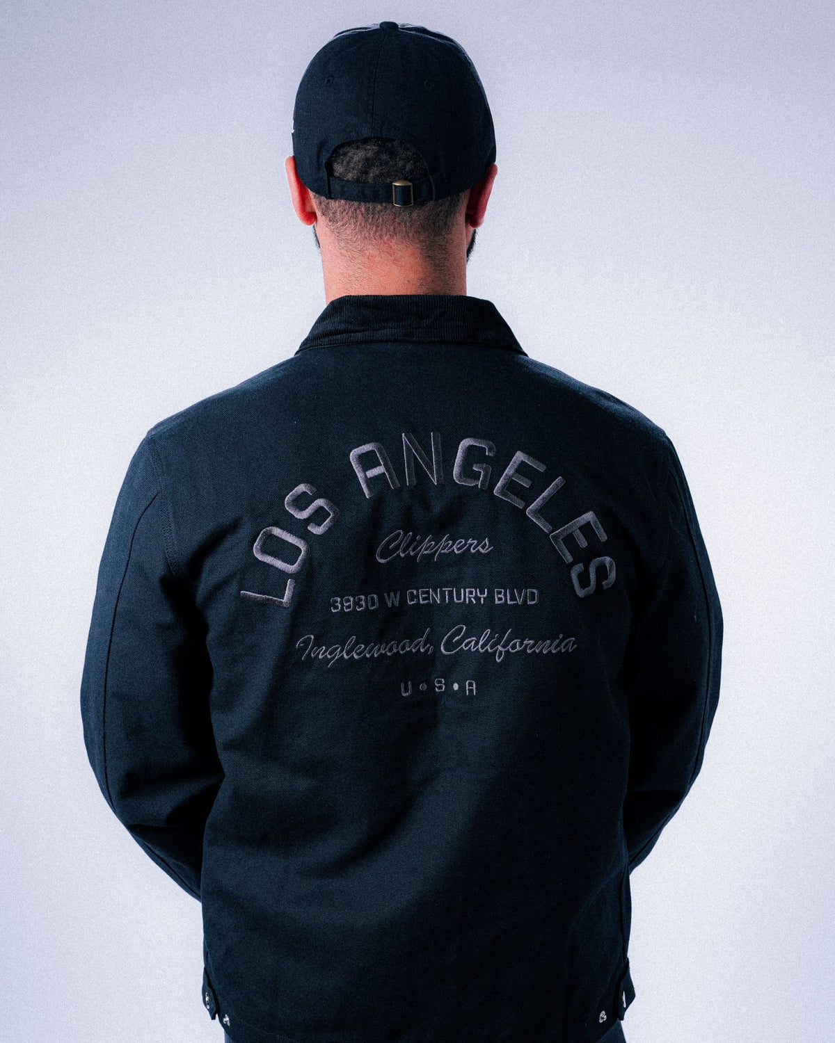 Los Angeles Clippers Workwear Zip Jacket - Black - 20-000422-S