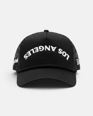 Los Angeles Rope 940 A Frame Hat - Headwear - Black - 60-000086