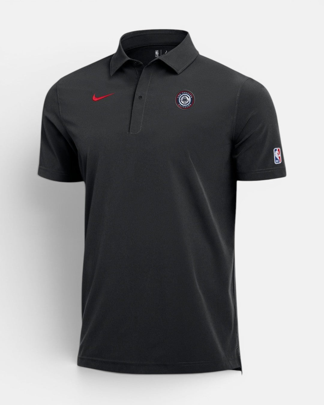 Men's Global Logo Short Sleeve Polo - Apparel - Black - 20-000296-S