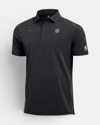 Men's Global Logo Short Sleeve Polo - Apparel - Black - 20-000296-S